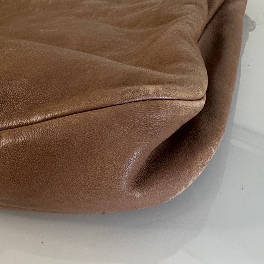 Salvatore Ferragamo Vintage Gancini Leather Hobo Bag – Tan - Picture 6 of 11